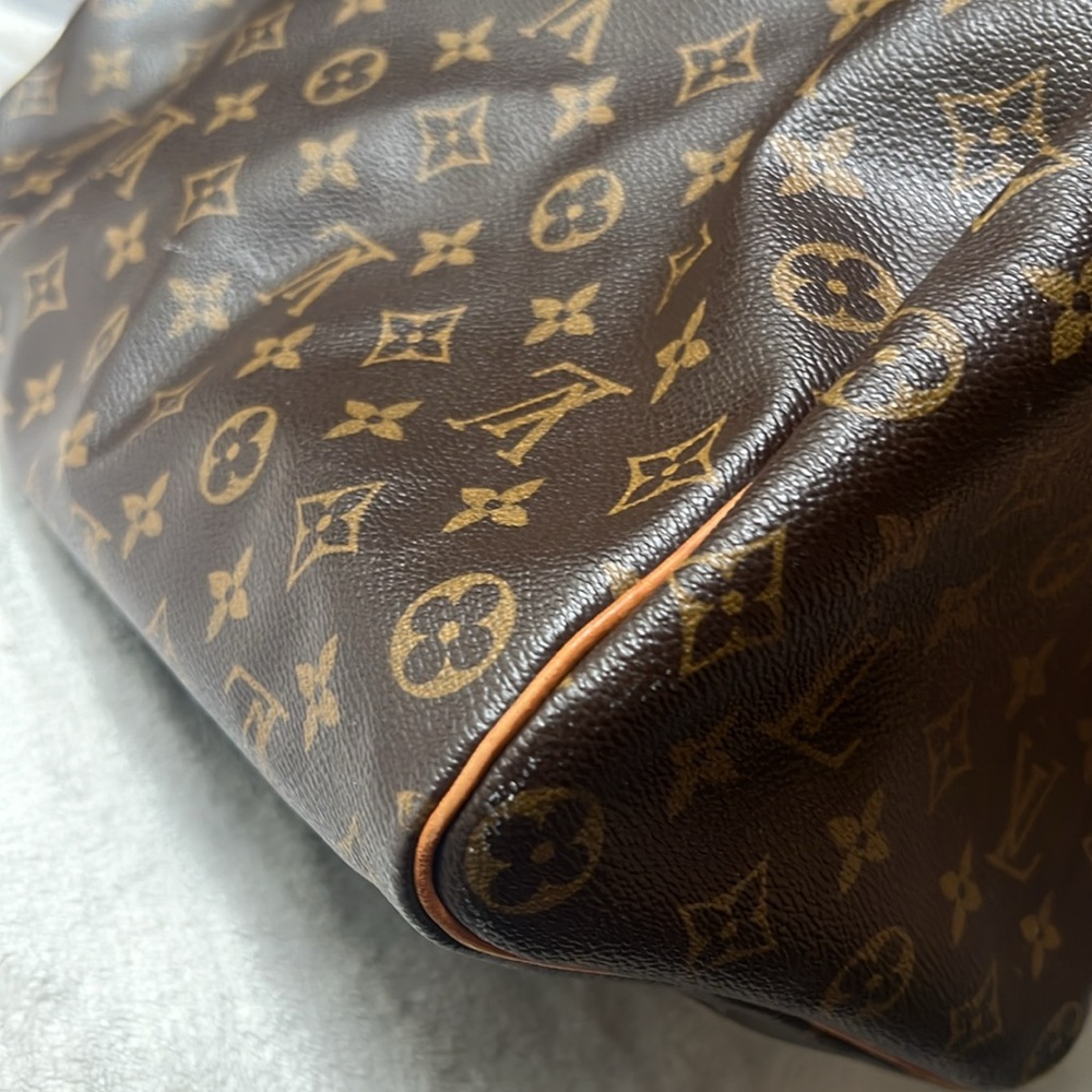 Louis Vuitton Brown Duffel Bag Speedy 35 - Picture 16 of 17